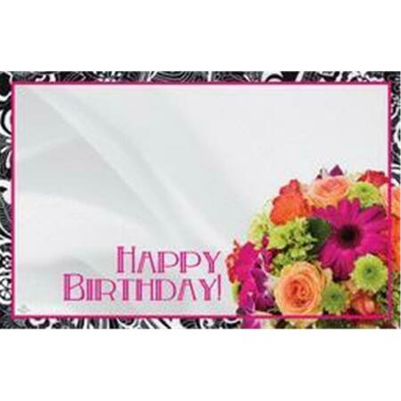 DESIGN 88 Enclosure Card - Birthday Flowers 51382